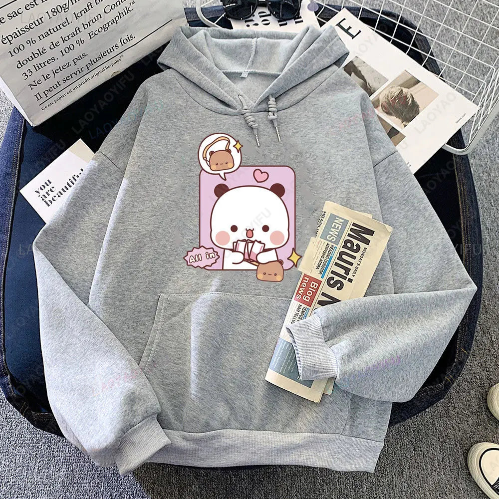 Panda Bubu Dudu Love Heart Sweatshirt