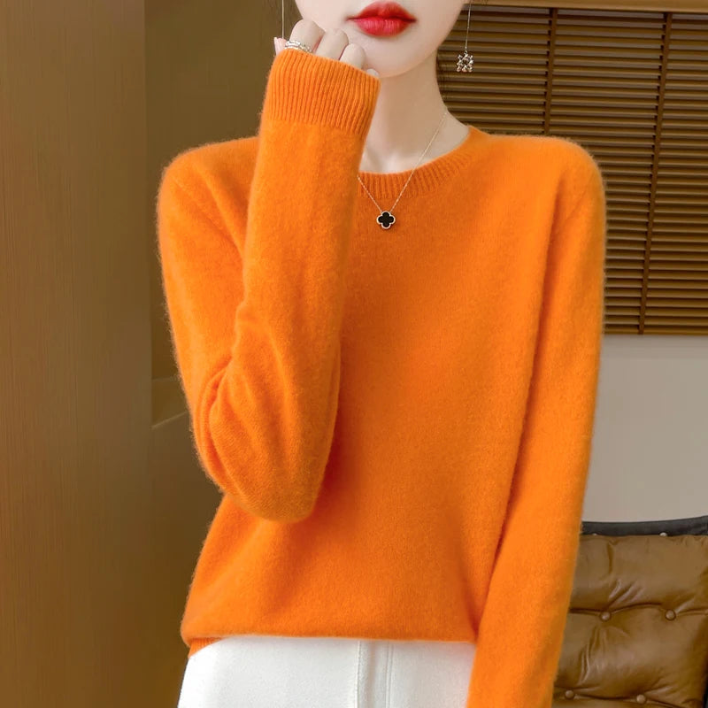 “Women’s 100% Merino Wool Sweater”