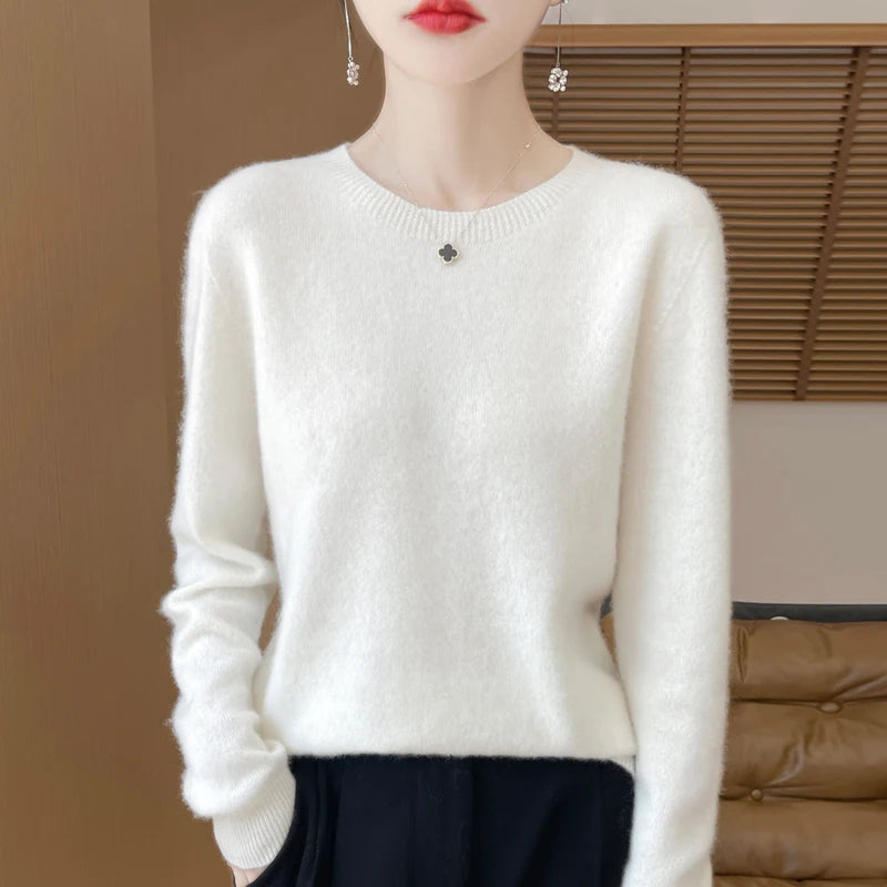 “Women’s 100% Merino Wool Sweater”