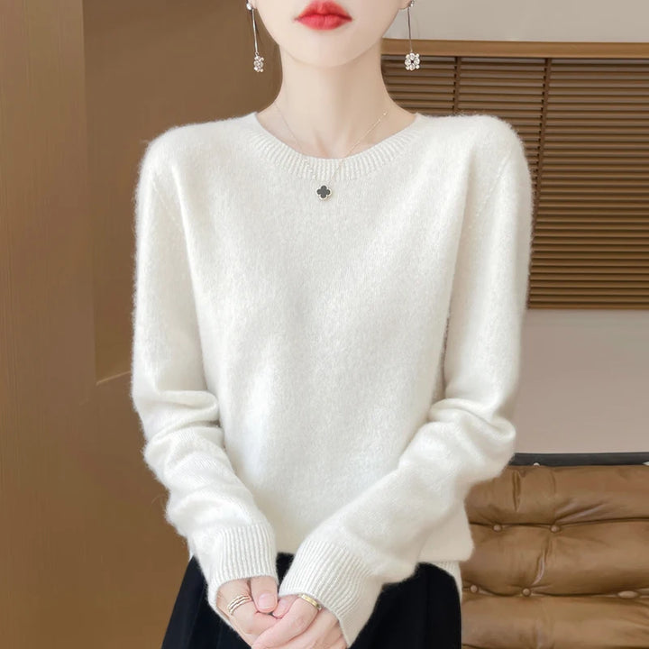 “Women’s 100% Merino Wool Sweater”