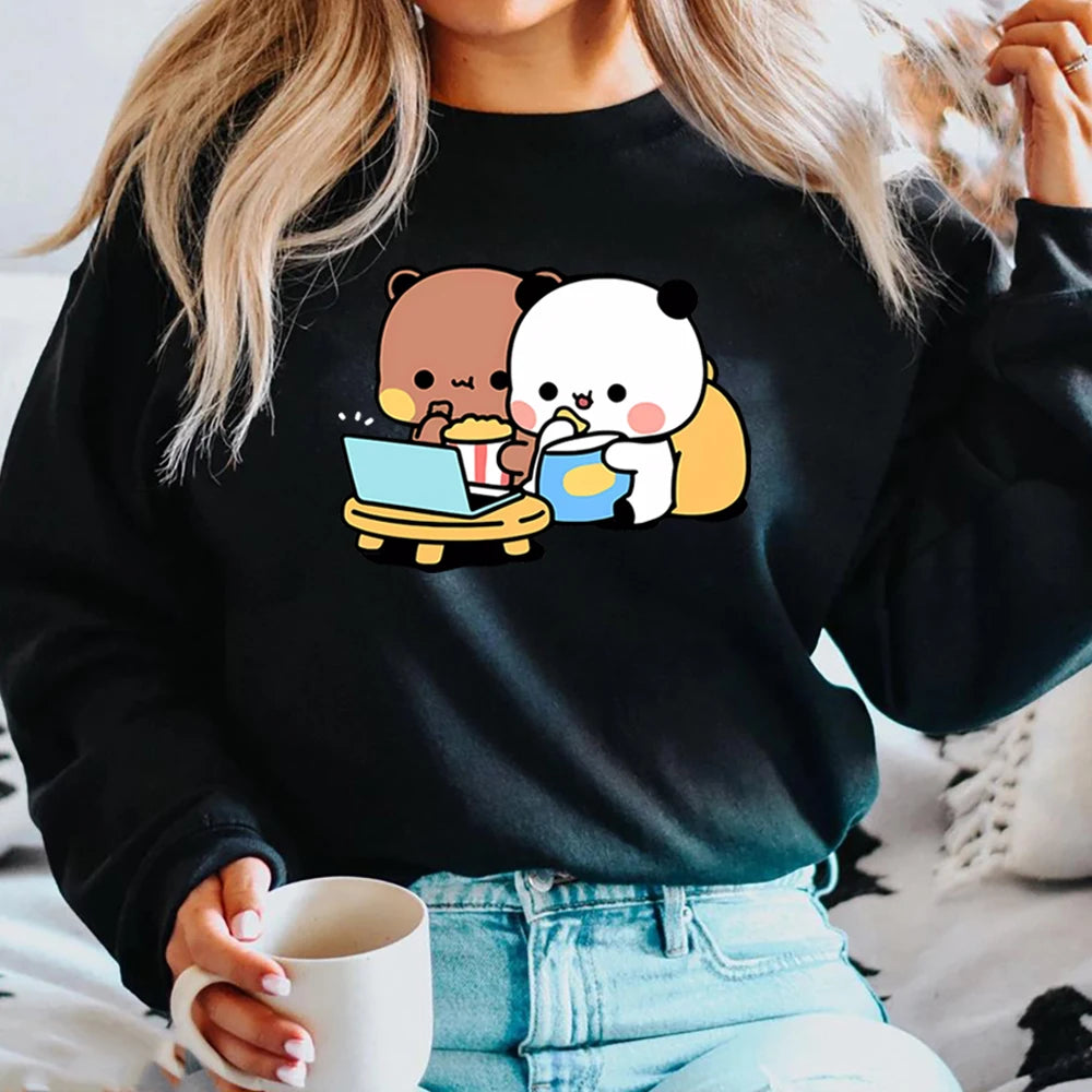 Bubu & Dudu Panda Hoodie – Kawaii Sweatshirt