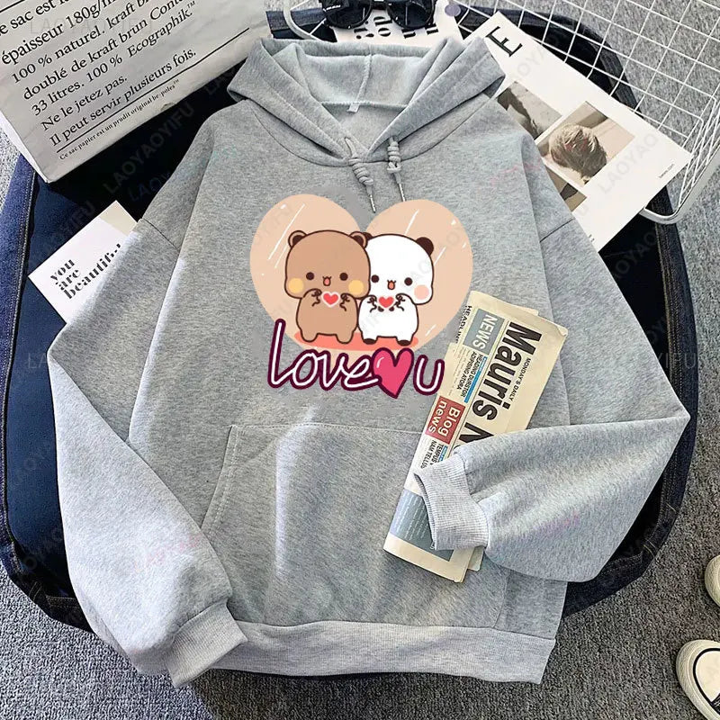Panda Bubu Dudu Love Heart Sweatshirt