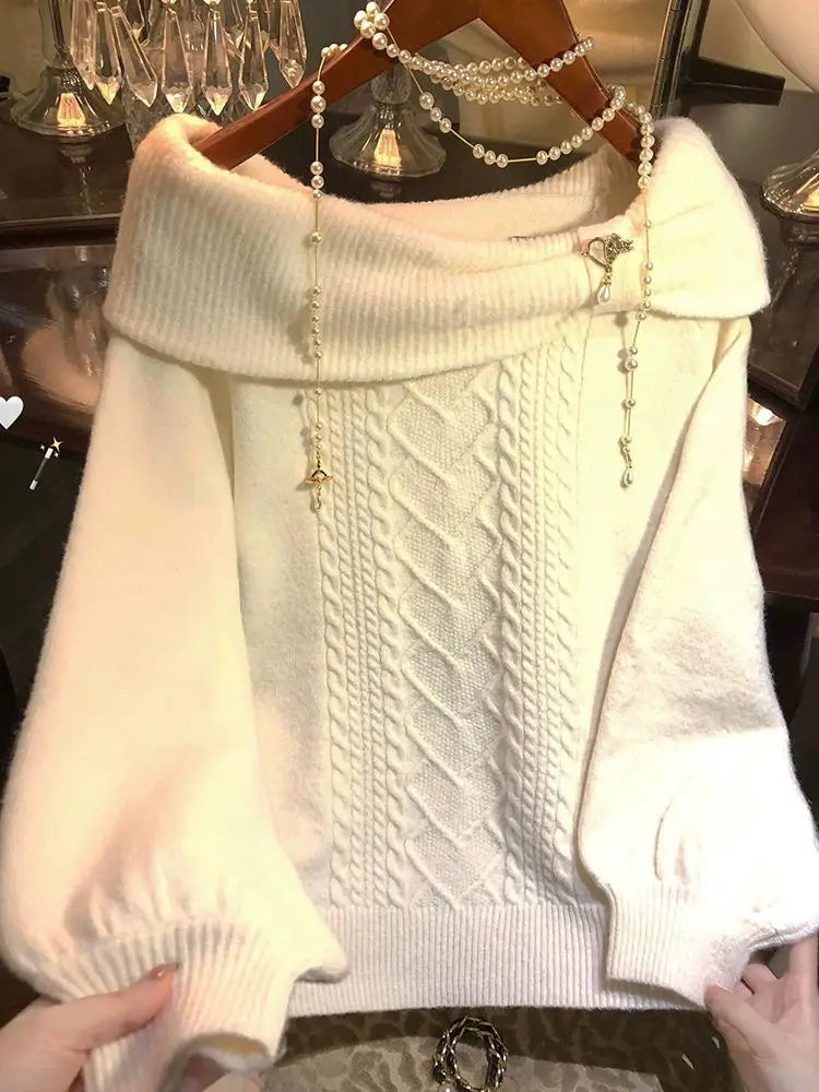 Sexy Y2K Pullover – Elegant Knitted Top