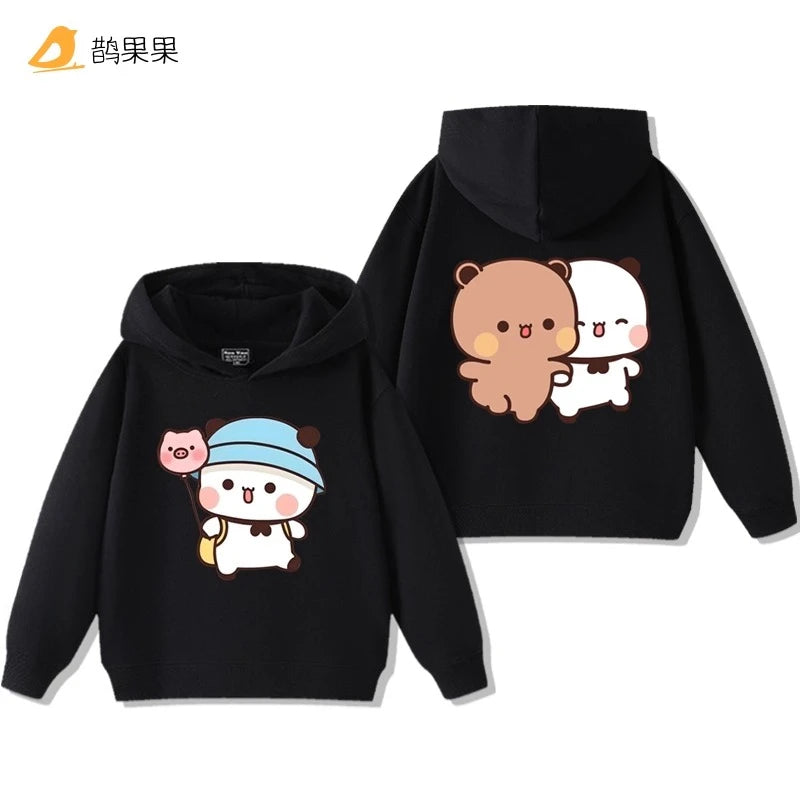 Bubu Cartoon Hoodie – Kids’ Autumn/Winter Sweatshirt