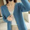“Women’s V-Neck Knit Cardigan”
