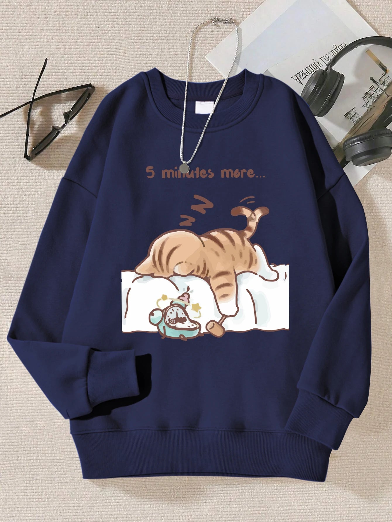 Sleepy Cat Hoodie – Autumn Sweatshirt