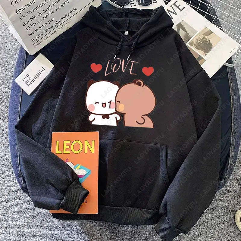 Panda Bubu Dudu Love Heart Sweatshirt