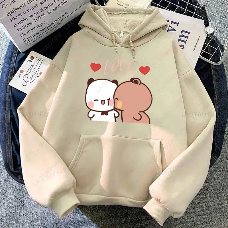 Panda Bubu Dudu Love Heart Sweatshirt