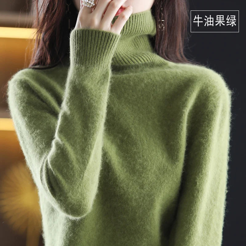 “Women’s 100% Mink Cashmere Sweater”
