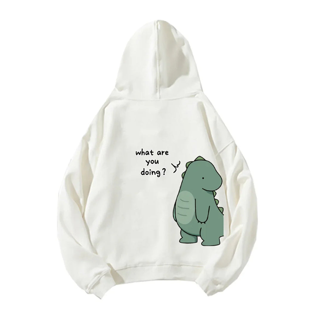 Men’s Dinosaur Hoodie – Cute Rock Ni Cartoon Pullover