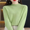 100% Wool Cashmere Sweater – Women’s Autumn/Winter Pullover
