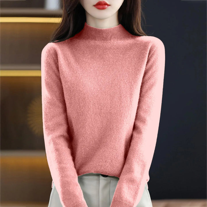 Women’s Half-Neck Wool Sweater