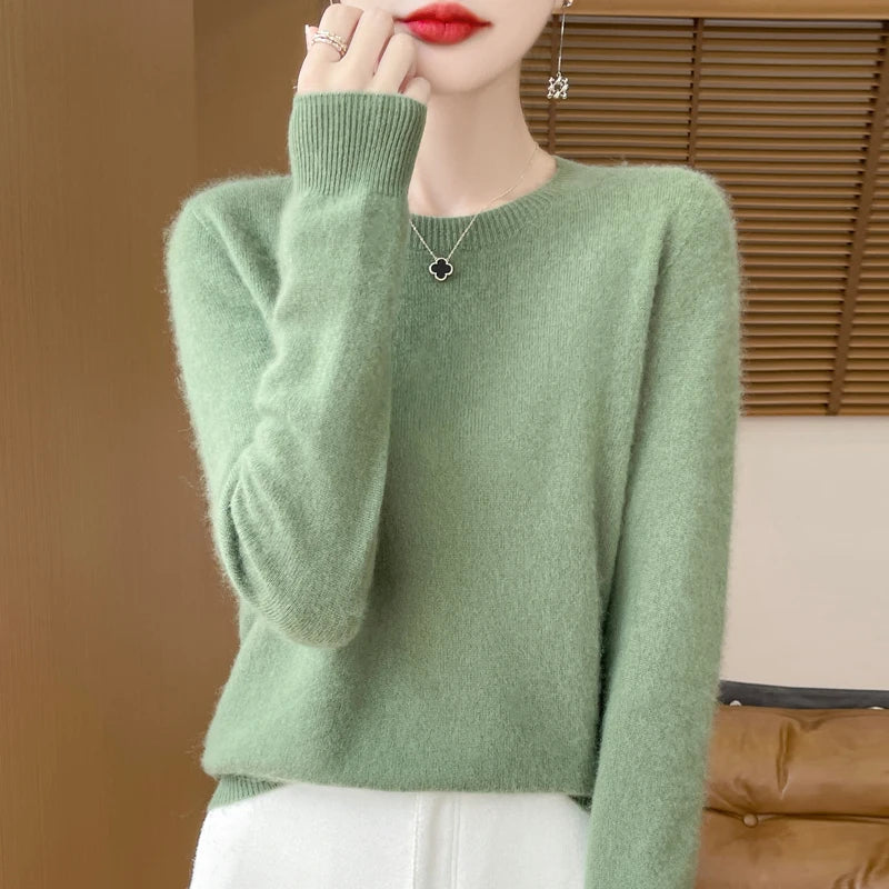 “Women’s 100% Merino Wool Sweater”