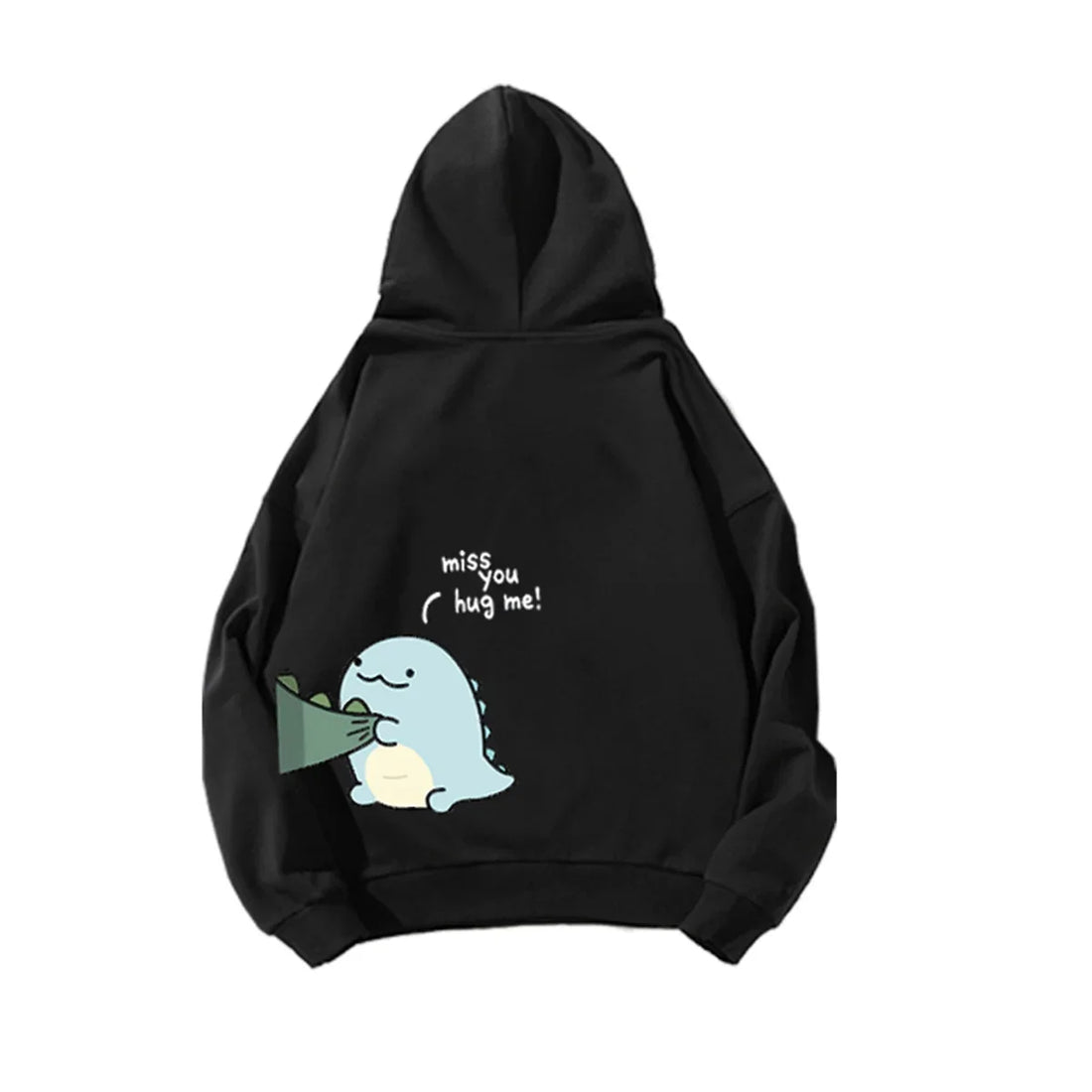 Men’s Dinosaur Hoodie – Cute Rock Ni Cartoon Pullover