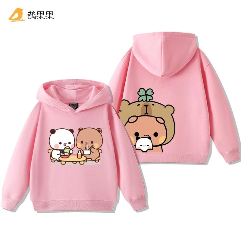 Bubu Cartoon Hoodie – Kids’ Autumn/Winter Sweatshirt