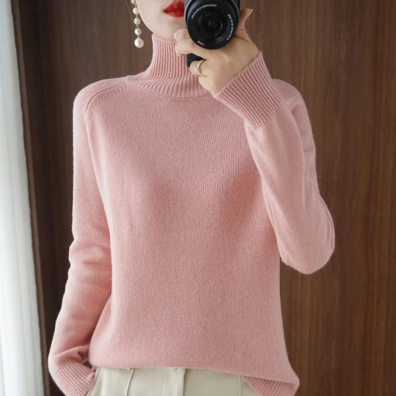 “Women’s 100% Merino Wool Sweater”