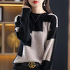 Women’s Contrast Color Oversized Sweater