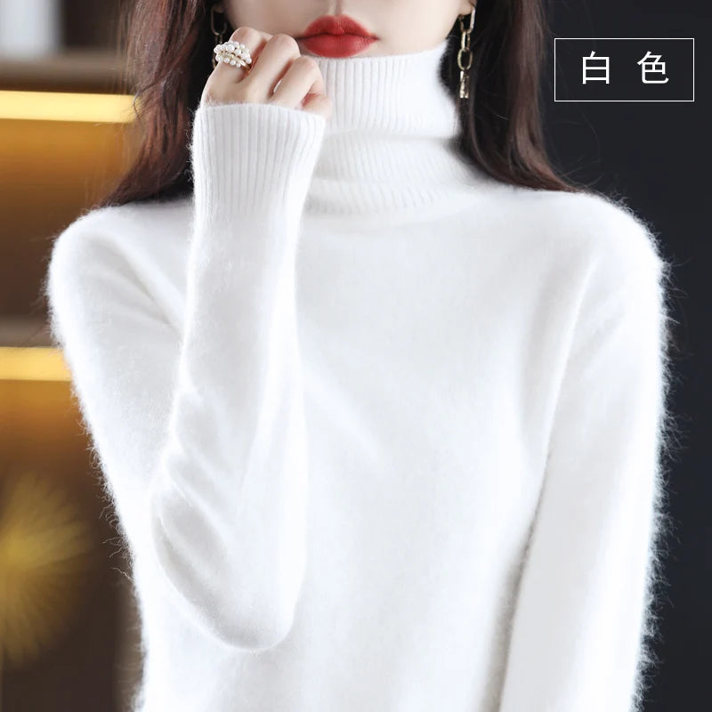 “Women’s 100% Mink Cashmere Sweater”