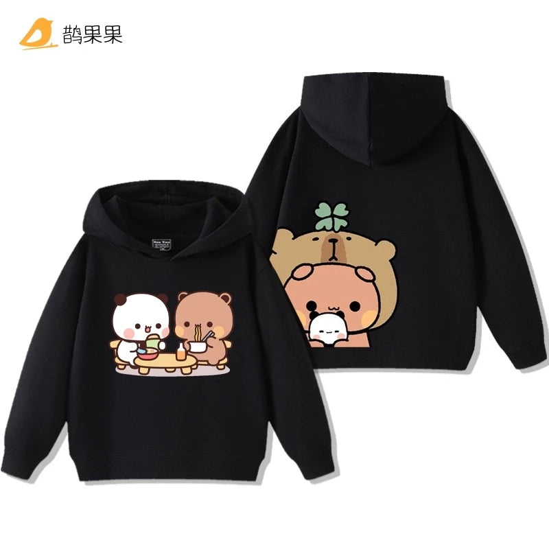 Bubu Cartoon Hoodie – Kids’ Autumn/Winter Sweatshirt