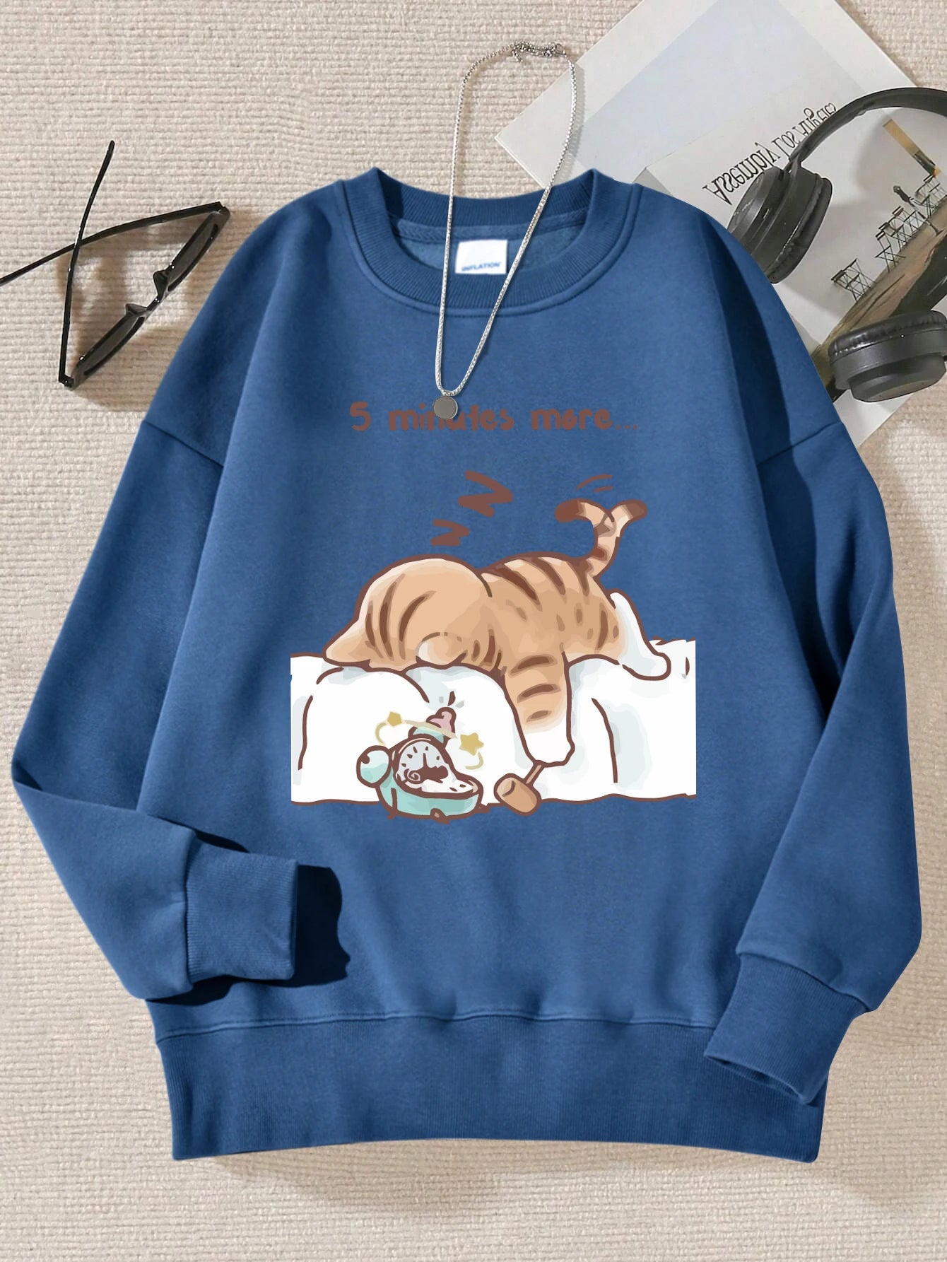 Sleepy Cat Hoodie – Autumn Sweatshirt