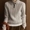 “Women’s Cashmere Stand-Up Collar Sweater”