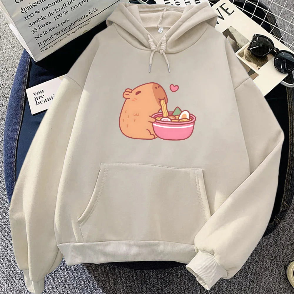 Cute Capybara Ramen Hoodie