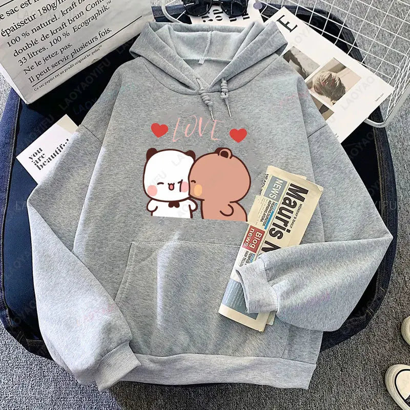 Panda Bubu Dudu Love Heart Sweatshirt