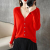“2024 Women’s V-Neck Loose Sweater”