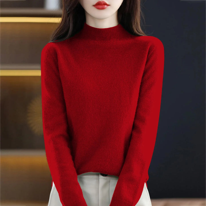 Women’s Half-Neck Wool Sweater