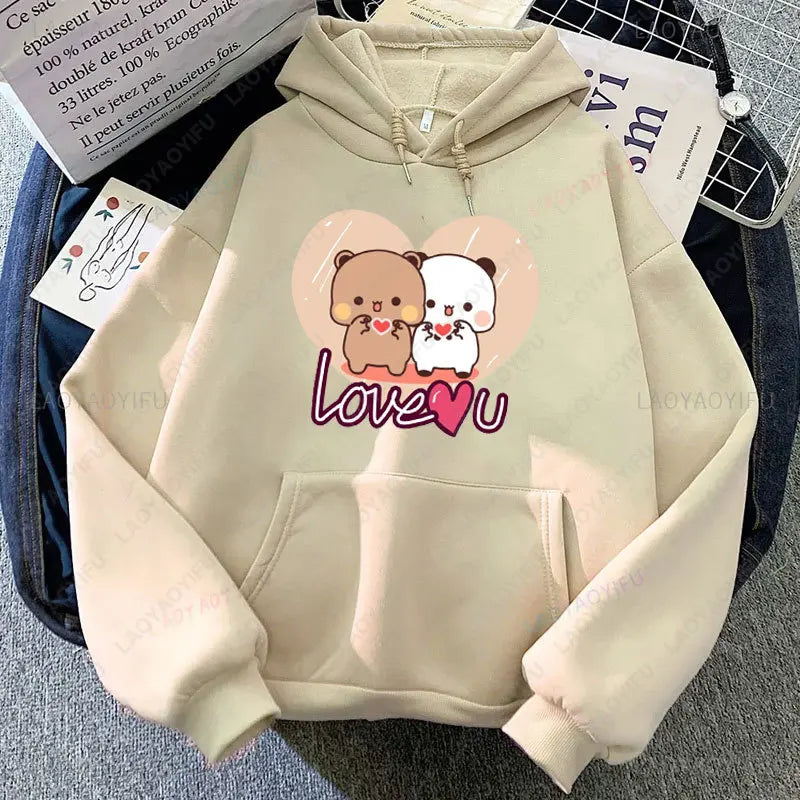 Panda Bubu Dudu Love Heart Sweatshirt
