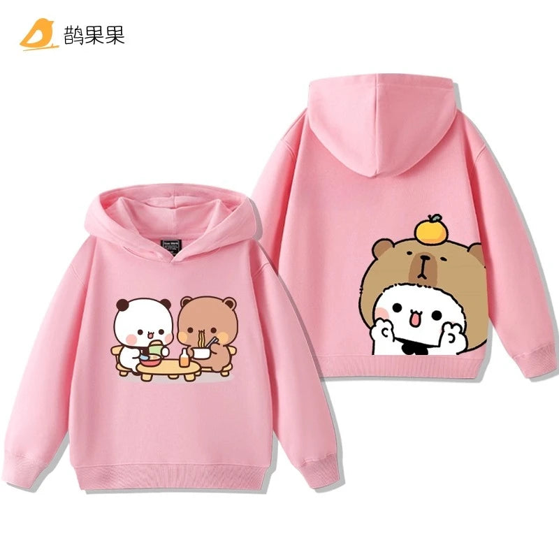 Bubu Cartoon Hoodie – Kids’ Autumn/Winter Sweatshirt