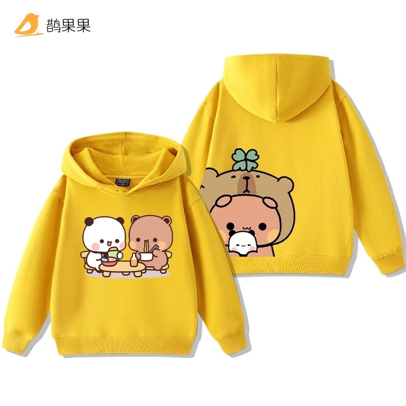Bubu Cartoon Hoodie – Kids’ Autumn/Winter Sweatshirt