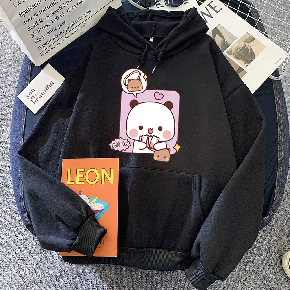 Panda Bubu Dudu Love Heart Sweatshirt