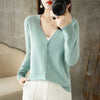 “2024 Women’s V-Neck Loose Sweater”