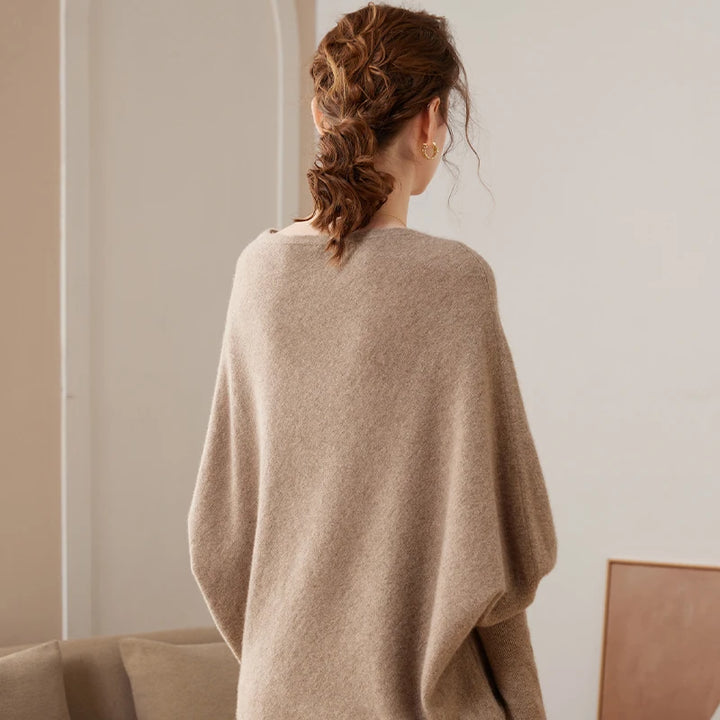 Women’s Soft Knit Jumper – Loose Fashion Sweater