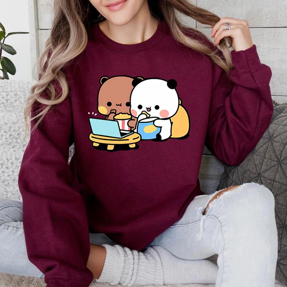 Bubu & Dudu Panda Hoodie – Kawaii Sweatshirt