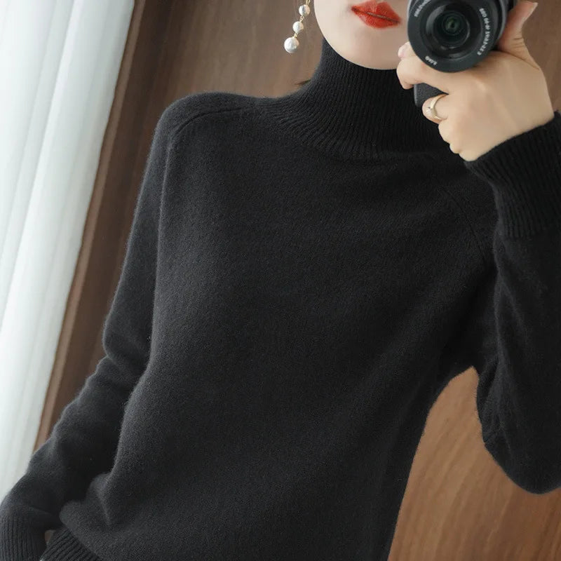 “Women’s 100% Merino Wool Sweater”