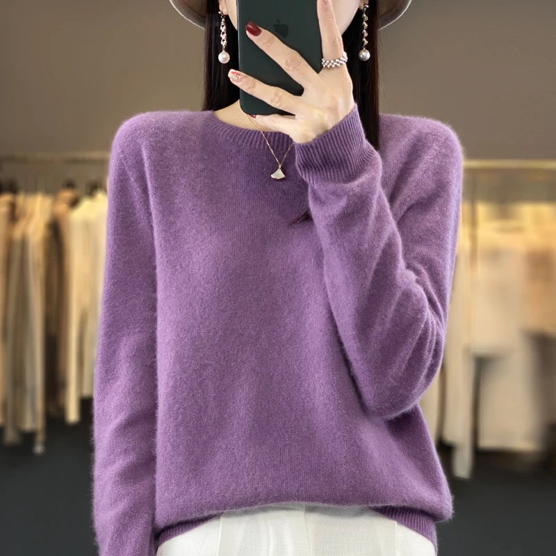 “Women’s 100% Merino Wool Sweater”